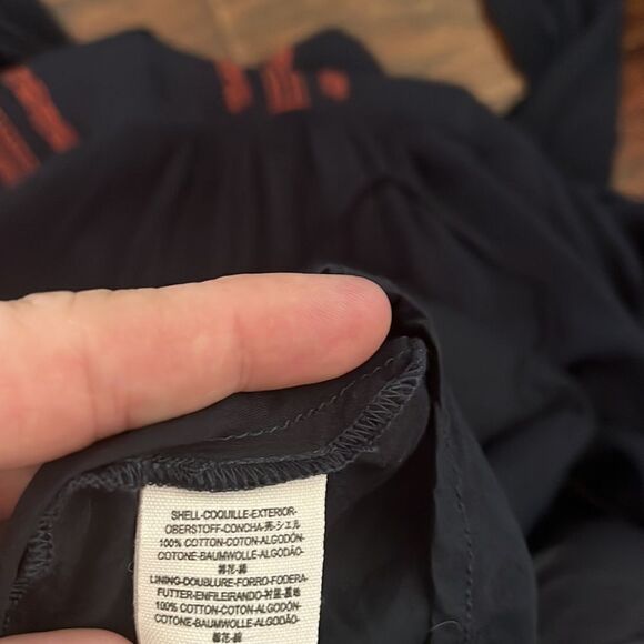 Free People Blue & Orange Embroidered Dress Boho Contemporary Feminine Casual - Picture 16 of 16